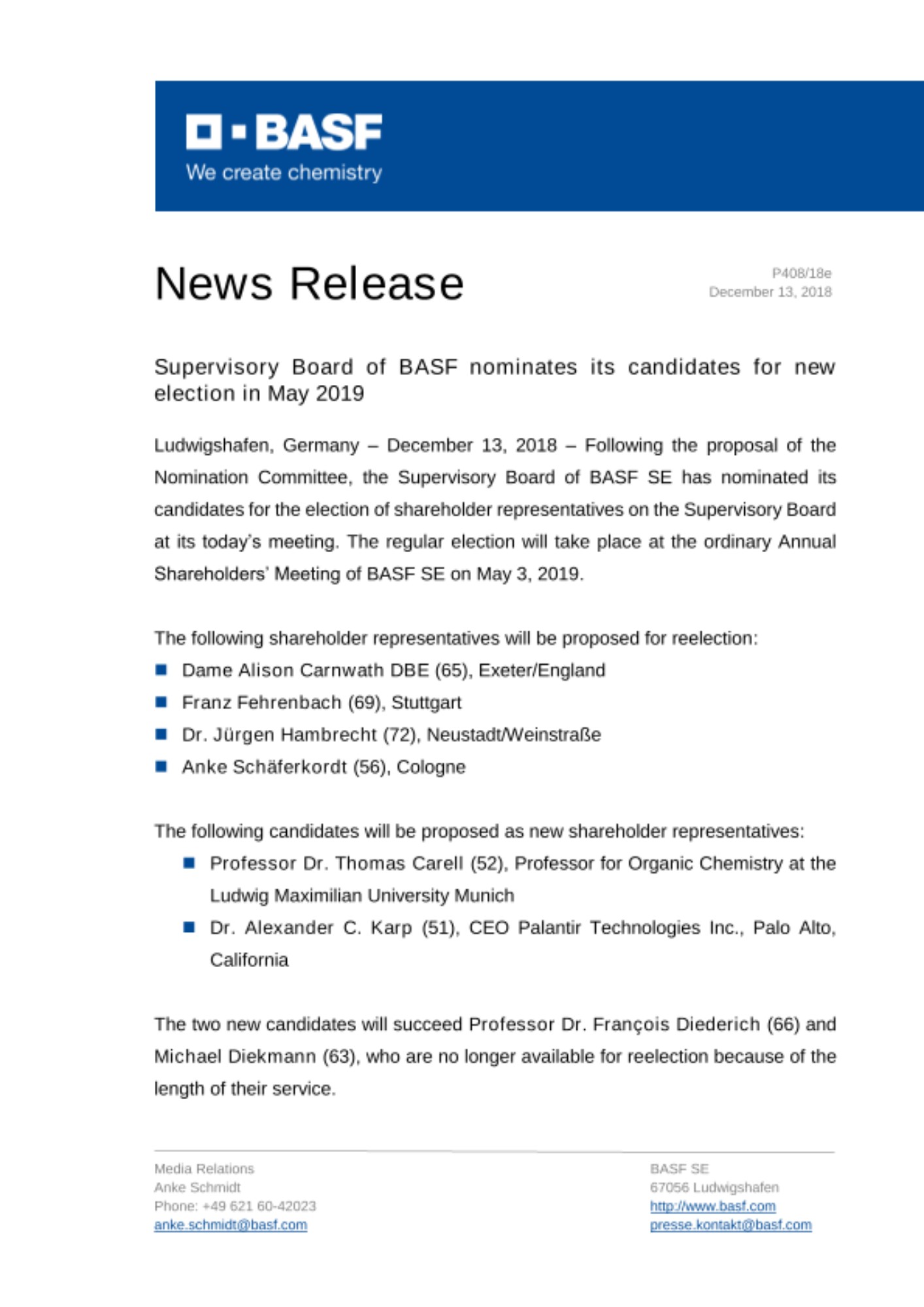 News Release News Release